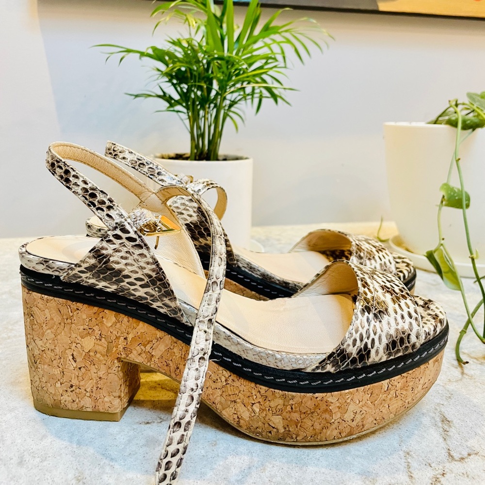 Jimmy choo block/wedge sandal